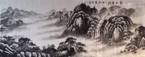 INK PAINTINGS OF HESHANLING SIGN