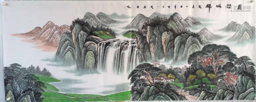 WATERCOLOR PAINTING PAPER OF LIUYIMIN SIGN