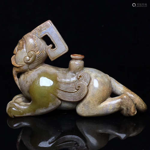 A HETIAN JADE ORNAMENT