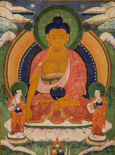 A Thangka of Sakyamuni from the 19th Century