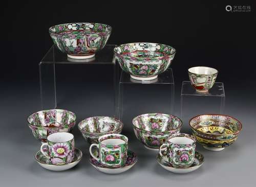 Thirteen Famille Bowls