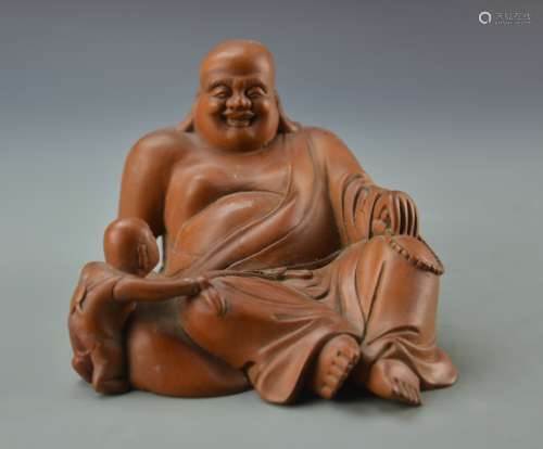 Chinese Vintage hardwood Buddha