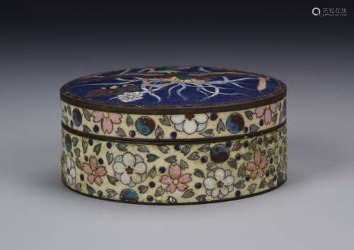 Chinese 19th Century Cloisonne Make up Box