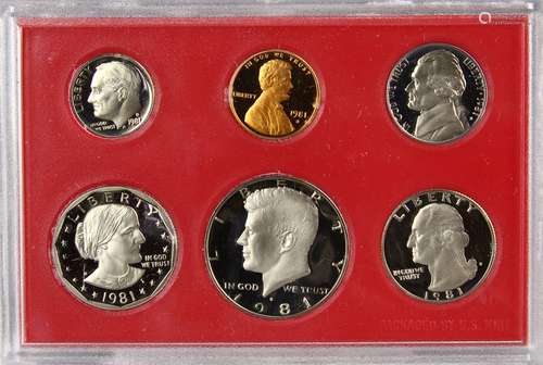 1981 United States Proof Set.