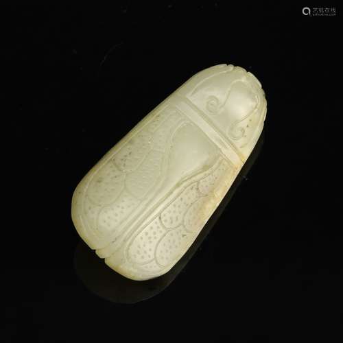 Chinese Antique Jade Bug