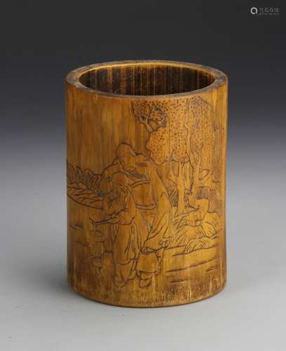 Chinese Bamboo Brush Pot