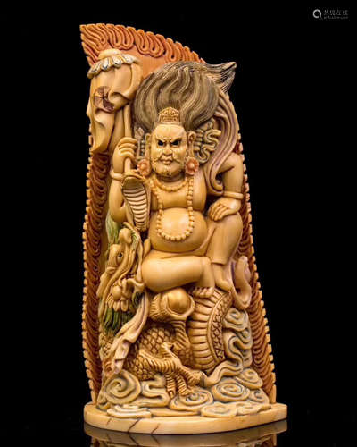 MENGMA XY CARVED FIGURE OF BUDDHA