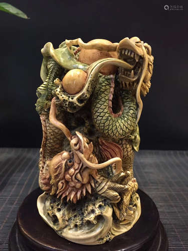 MENGMA XY CARVED FIGURE OF DRAGON