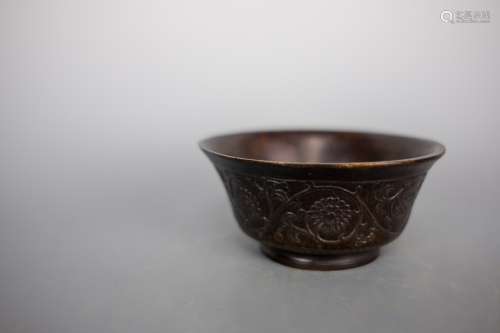 Qing Dynasty a Ancient Bronze Bowl
