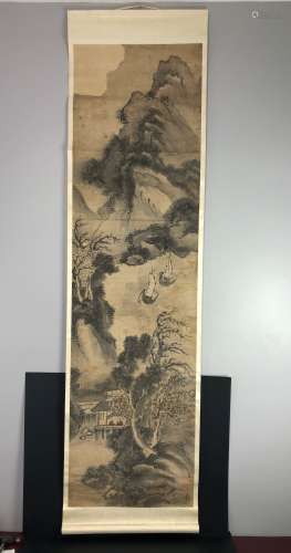 Qing Dynasty Watercolor Painting