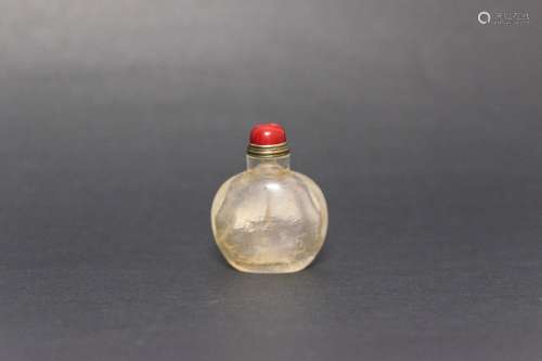 A Crystal Snuff Bottle