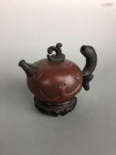 Chen Mingyuan seal Zisha tea pot