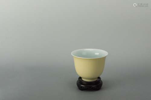 Qing Guangxu Period Beige Cup