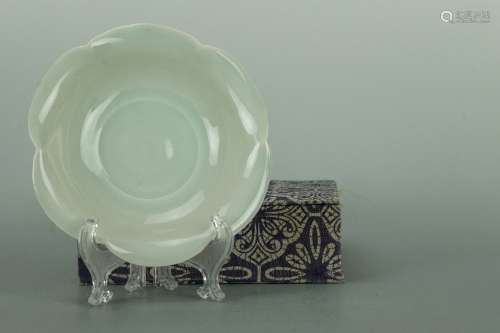 Song style Shadowy Blue Kwai mouth Dish