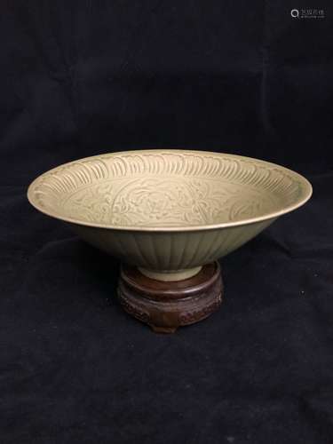 Song Yao Zhou Carved Bowl