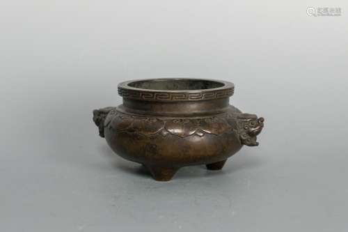 A Ancient Bronze Censer