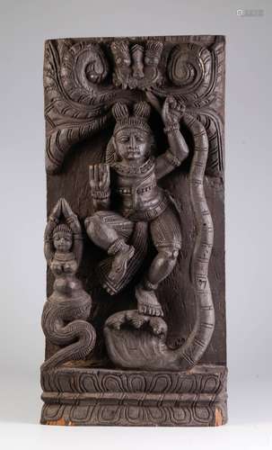 Oriental Carving Plaque