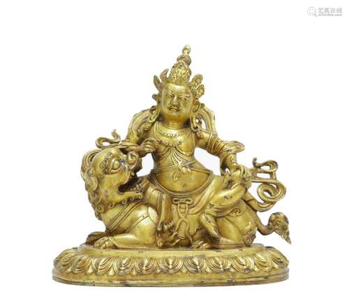 Chinese Gilt Bronze Buddha