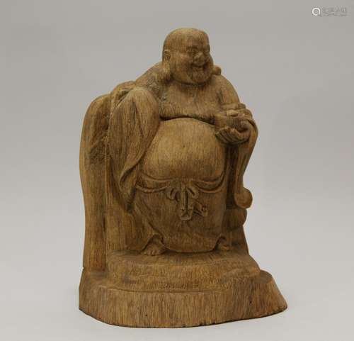 Chinese Wood Carved Buddha