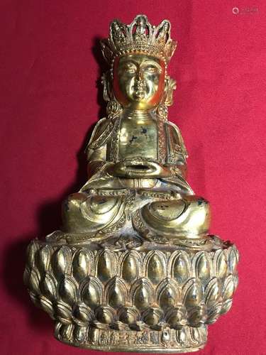 Chinese Bronze Buddha