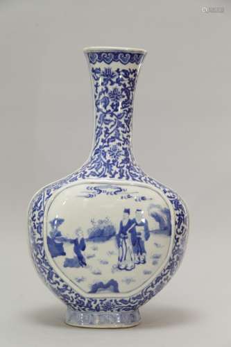 Chinese Blue/White Porcelain Vase