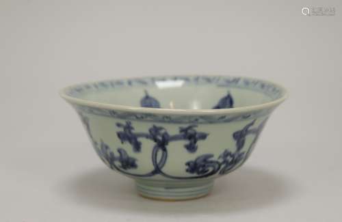 Chinese Blue/White Porcelain Bowl