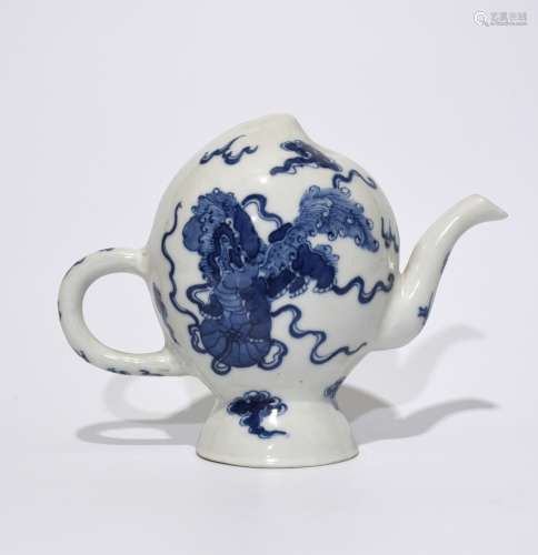 Chinese Blue/White Porcelain Water Dropper