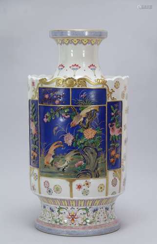 Chinese Famille Rose Porcelain Vase