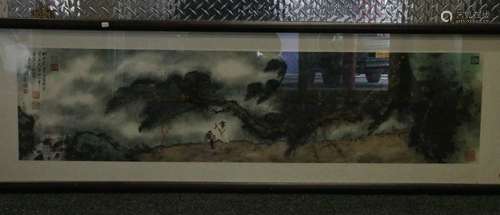 Chinese Watercolor Painting, Signed