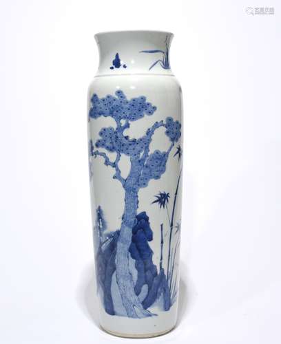 Chinese Blue/White Porcelain Vase