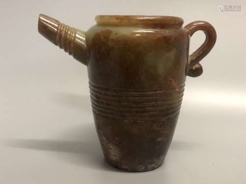 A JADE WINE EWER