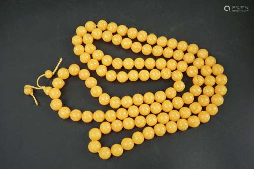A BEESWAX NECKLACE