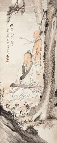 郑慕康（1901～1982） 癸未（1943）年作 清音 镜片 设色纸本
