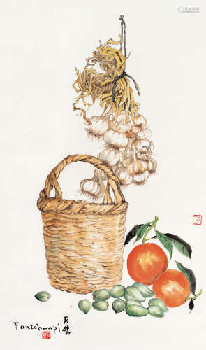 方君璧（1898～1986） 大丰收 立轴 设色纸本