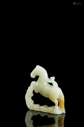 A HETIAN JADE ORNAMENT, CHUANGHUI PERIOD