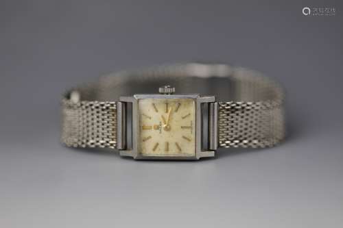 Vintage Omega watch with crystal stainless steel case