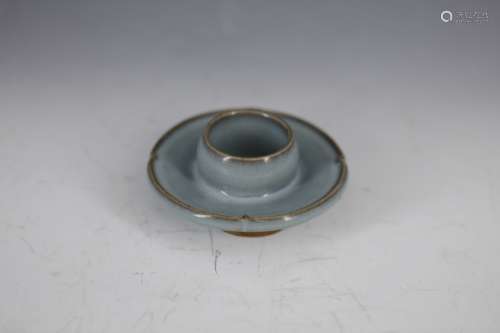 A Jun Ware Cup Stand from Song Dynasty or Later