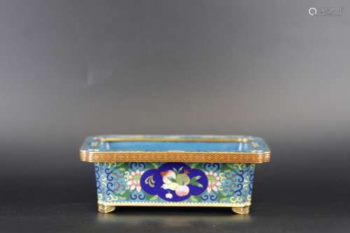 A Chinese Cloisonne Daffodil Pan