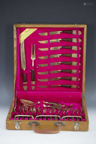 A Set of Hongmu Silverware