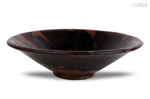 A Yaozhou Kiln Black Iron-Rust Glazed BowlSong Dynasty