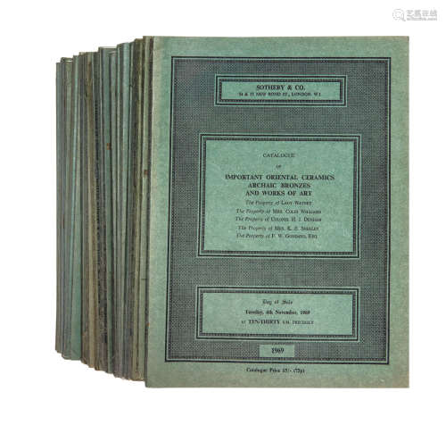 六、七十年代 苏富比拍卖图录 纸本 二十六册