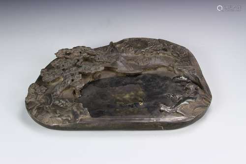 Chinese Carved Ink Stone Pad