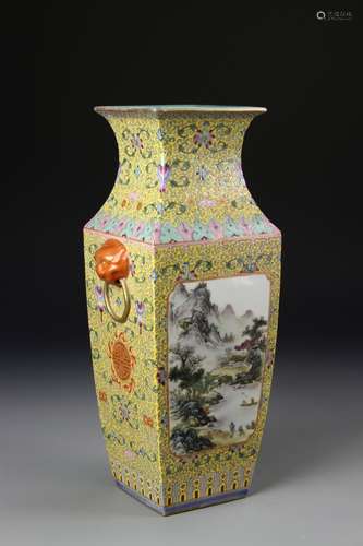 Chinese Famille Rose Vase