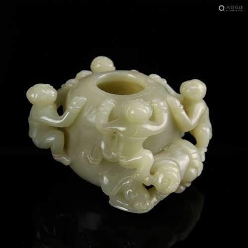 Chinese Jade Brush Washer