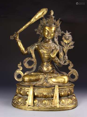 Chinese Gilt Buddha