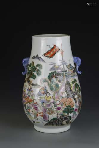 Chinese Famille Rose Vase