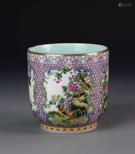 Chinese Enameled Mug