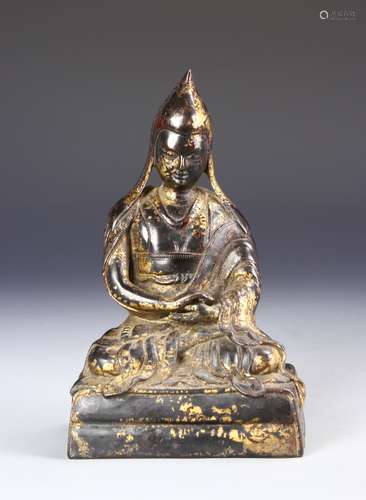 Chinese Tibetan Gilt Buddha