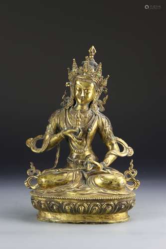 Chinese Gilt Buddha