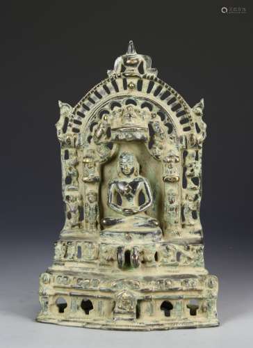 Indian Large Jain Bronze Alter
